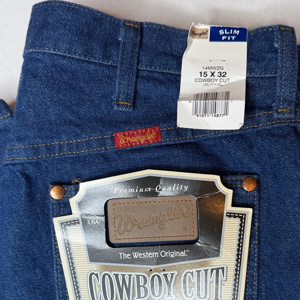 Wrangler Cowboy Cut Slim Fit Jeans Rodeo, Western, Line Dancing Closet Staple